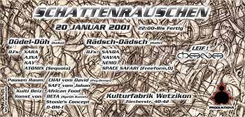 Schattenrauschen flier back